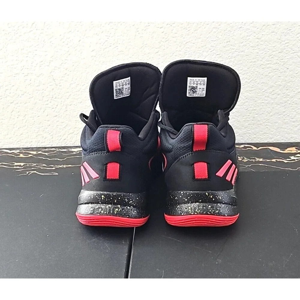 Adidas Mens PRO N3XT 2022 GY2865 Basketball Shoes‎ Size 11.5 Black/Red